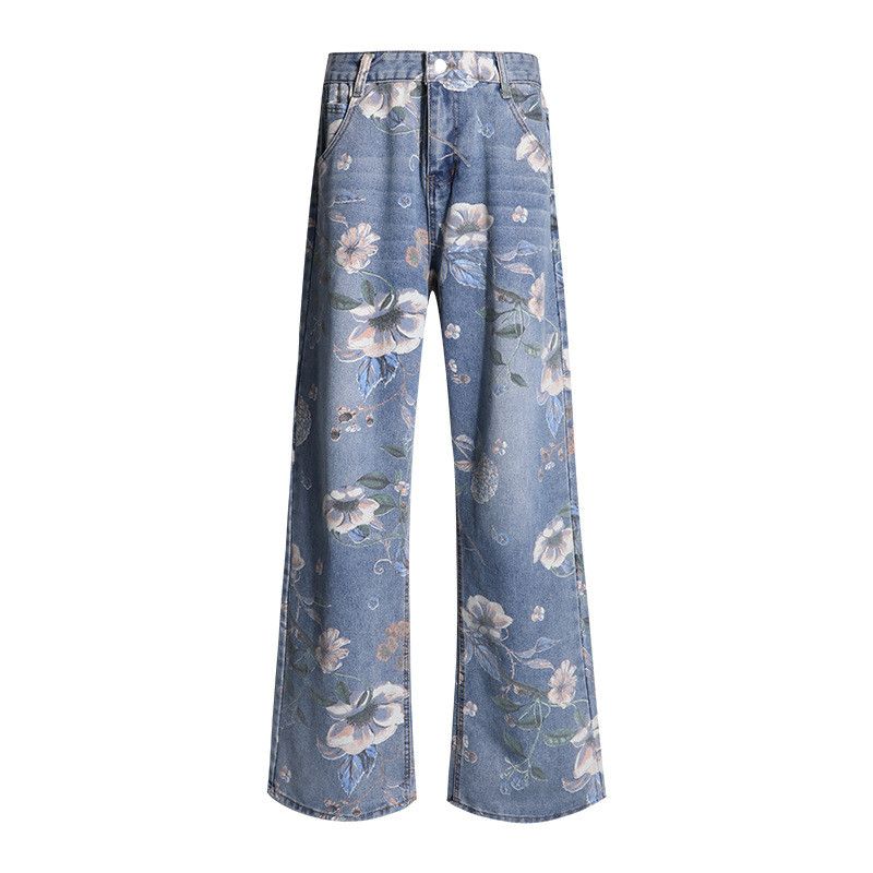 Japanese Brand Straight-leg button-down high-waist jeans shallow Y2k Size 32" / US 10 / IT 46 - 5 Thumbnail