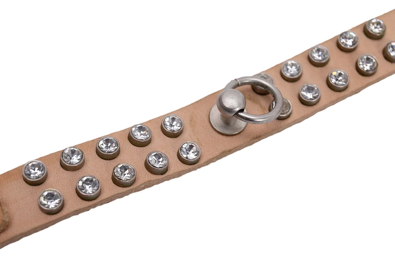 Maison Margiela Leather Narrow Belt in Brown, Size 70 Size ONE SIZE - 9 Thumbnail