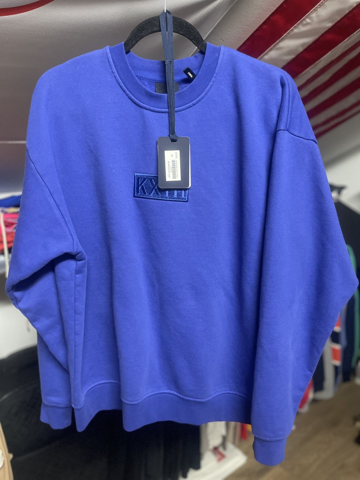 Kith Cyber Monday Crewneck box logo Ｌ Kith Cyber Monday Crewneck box logo L メンズ