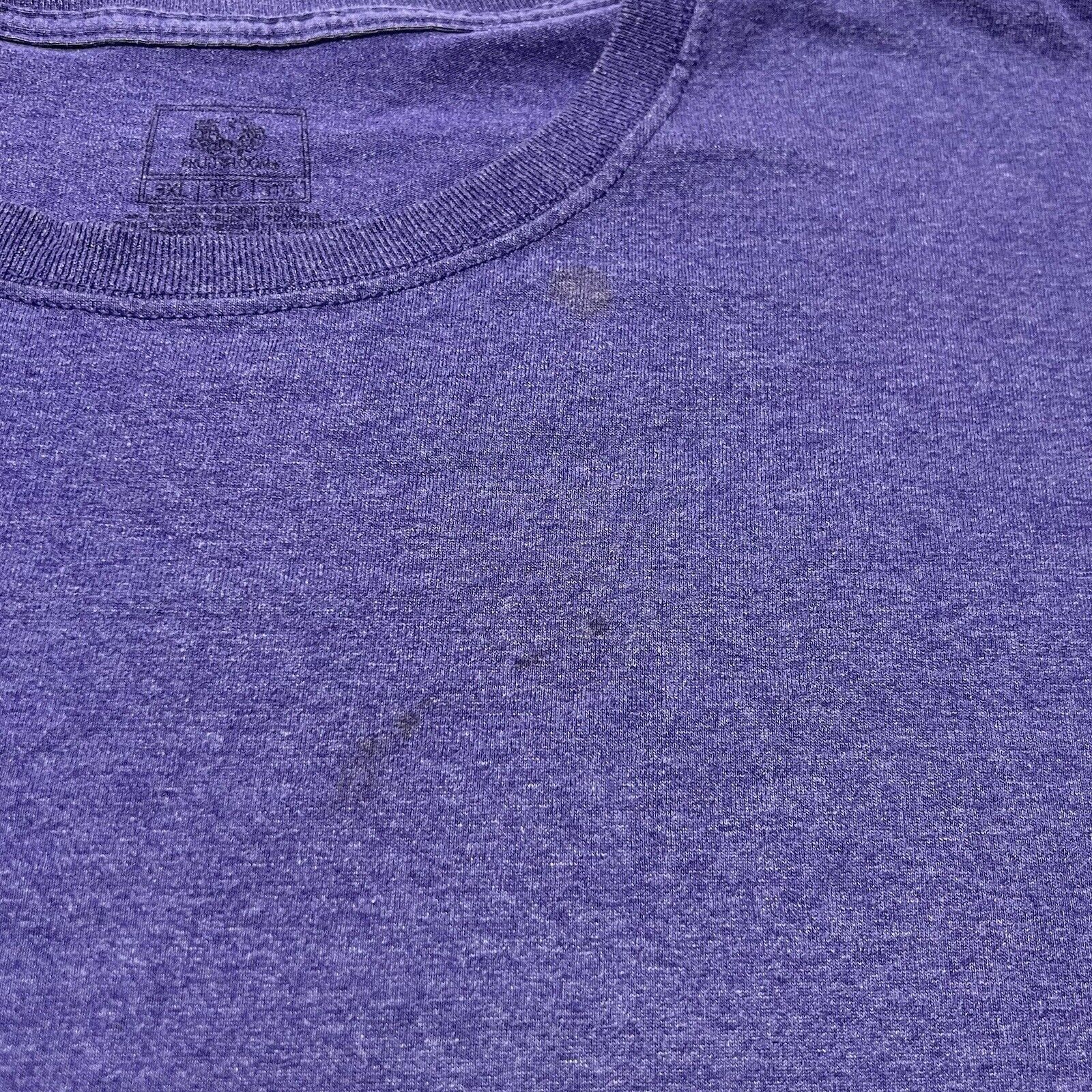 Fruit Of The Loom Fruit Of The Loom 3XL Crewneck Tee Pullover Purple T Shirt Size US XXL / EU 58 / 5 - 4 Thumbnail
