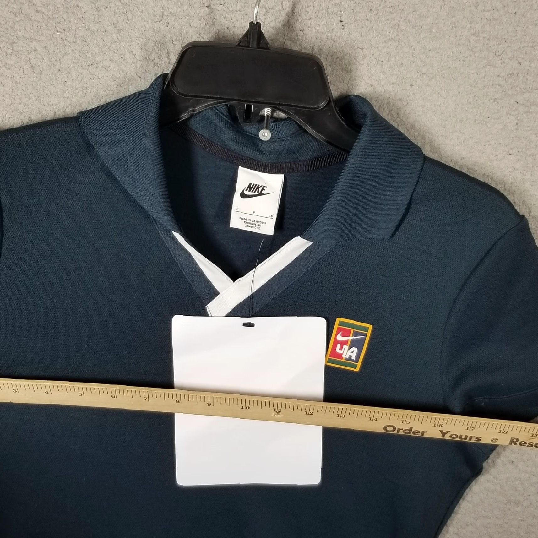 Nike Nike Court Tennis Polo Shirt Womens Small Blue Sample UA Logo Sportswear Rare Size S / US 4 / IT 40 - 6 Thumbnail