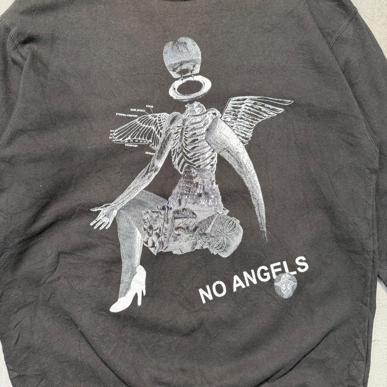 Undercover Vintage UNDERCOVER "No Angels" Sweatshirt Size US XL / EU 56 / 4 - 3 Thumbnail