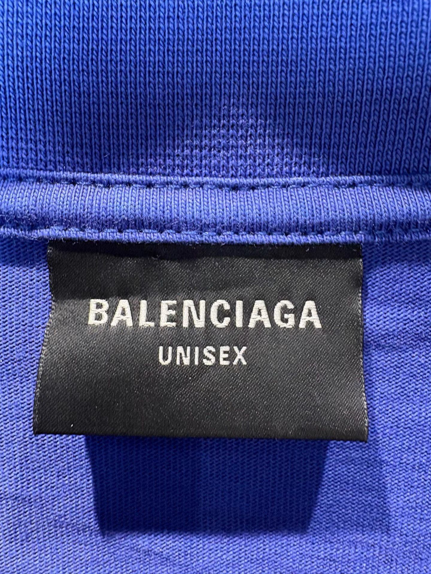 Balenciaga Balenciaga SS24 Tape Logo Short Sleeve T-shirt K36 Size US M / EU 48-50 / 2 - 3 Thumbnail