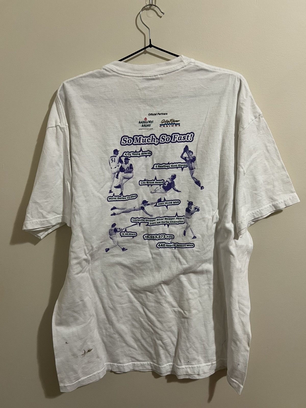 Vintage Vintage Arizona Diamondbacks T Shirt Size US XL / EU 56 / 4 - 2 Thumbnail