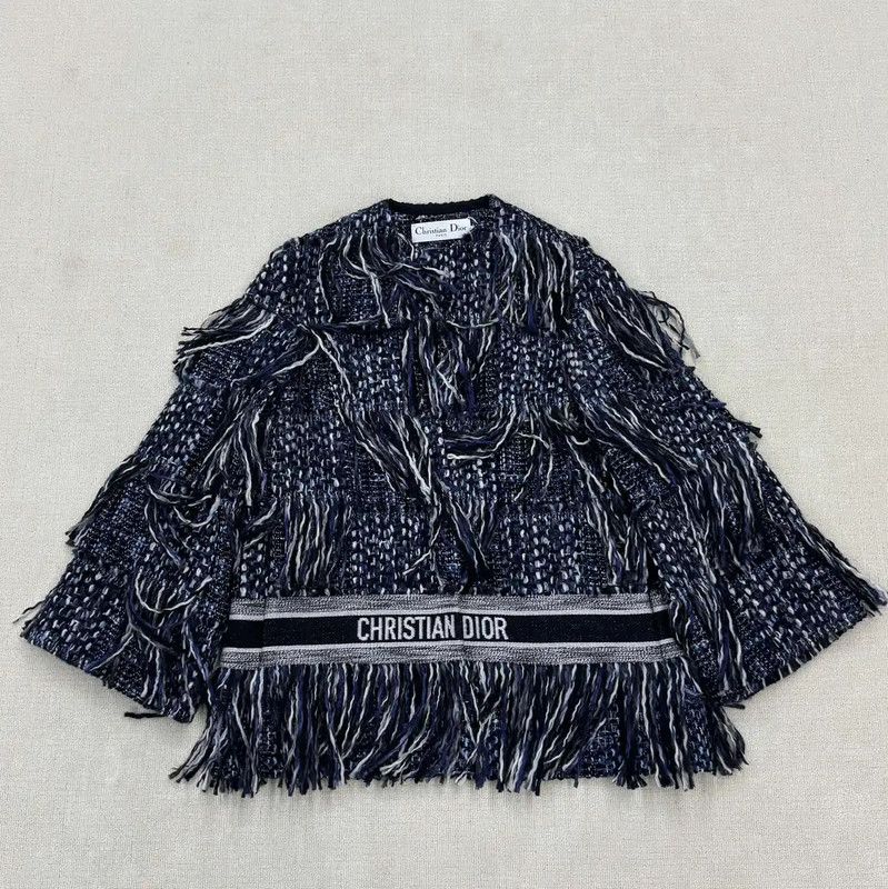 Dior Dior Color-Blocked Wool Knit Sweater for Women 0089 Size M / US 6-8 / IT 42-44 - 1 Thumbnail