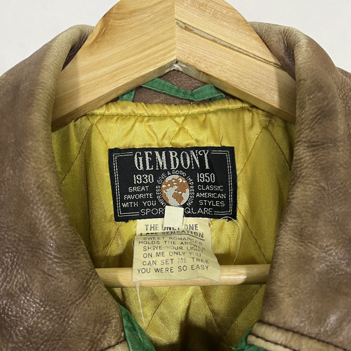 Vintage VINTAGE GEMBONY WORKWEAR BOMBER JACKET STYLE Size US M / EU 48-50 / 2 - 4 Thumbnail