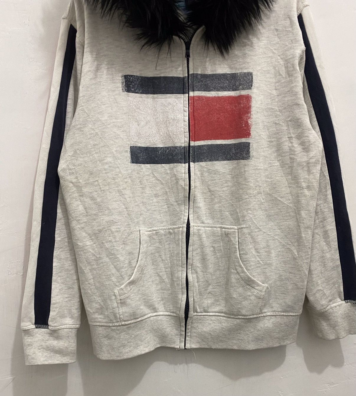 14th Addiction 💥LGB💥Tommy hilfiger Fur Zipper Hoodie LGB Style Size US L / EU 52-54 / 3 - 5 Thumbnail
