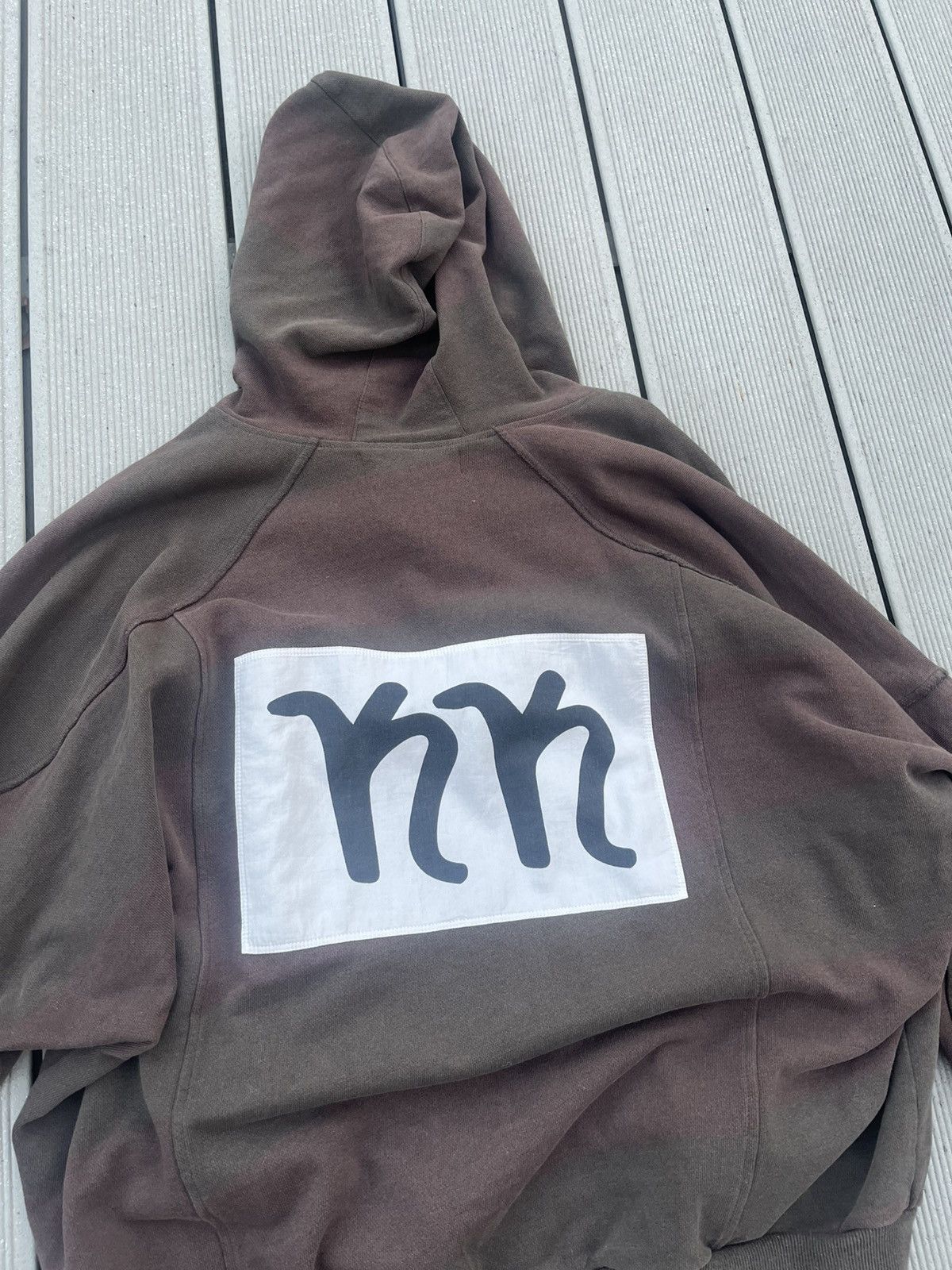 Kiko Kostadinov Kiko Kostadinov Brown KK Hoodie Size US L / EU 52-54 / 3 - 10 Thumbnail