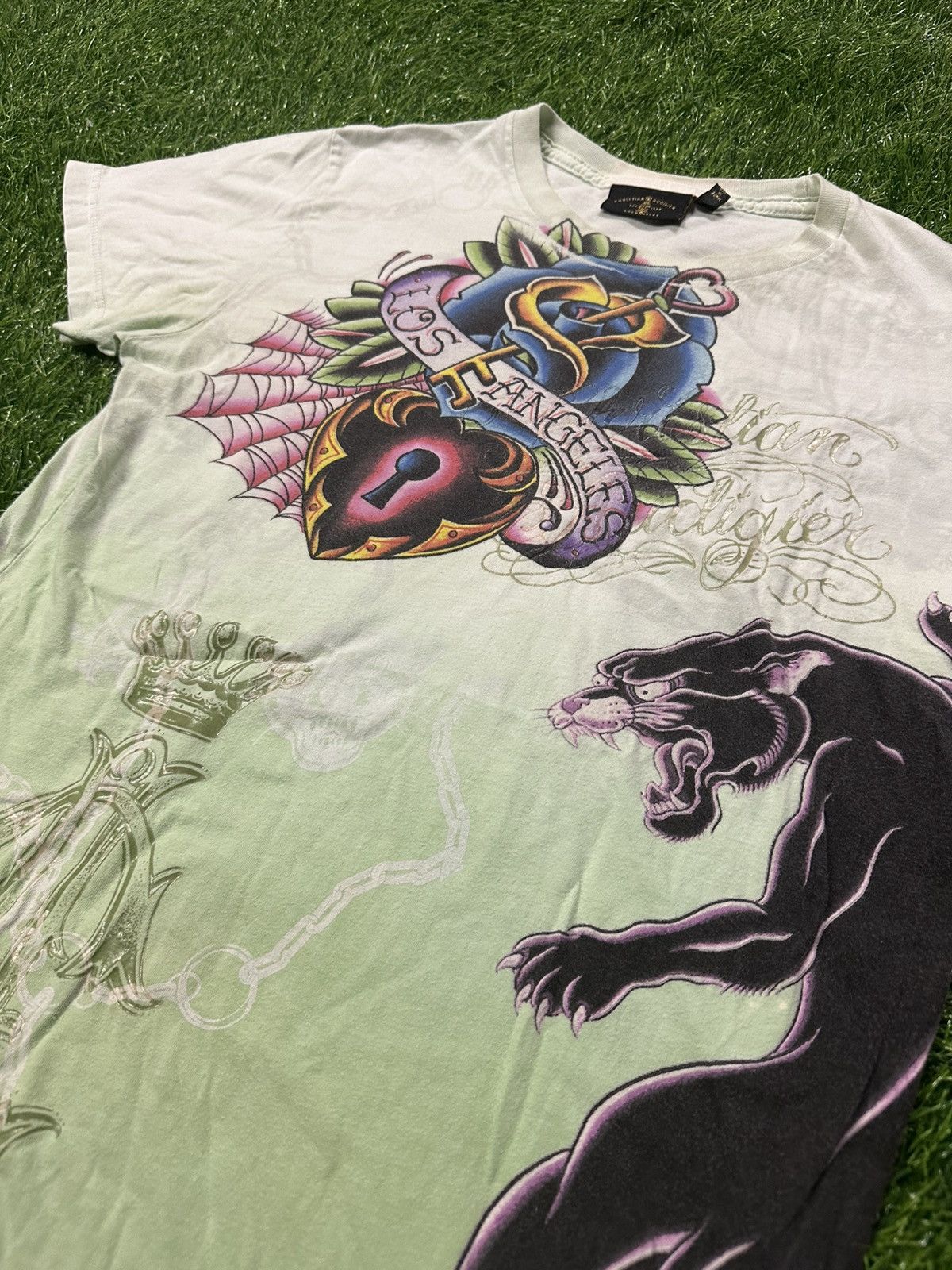 Christian Audigier Christian Audigier Los Angeles Tee Shirt Size Large Size L / US 10 / IT 46 - 3 Thumbnail