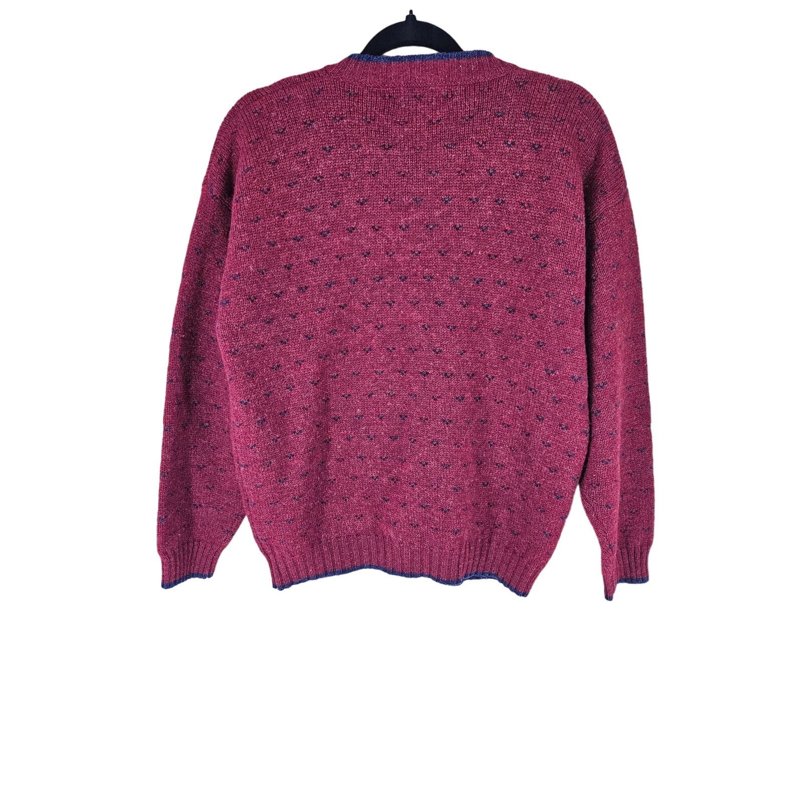 Woolrich Woolen Mills Vtg Woolrich Hand Frame Red Wool Button Sweater Size M / US 6-8 / IT 42-44 - 6 Thumbnail