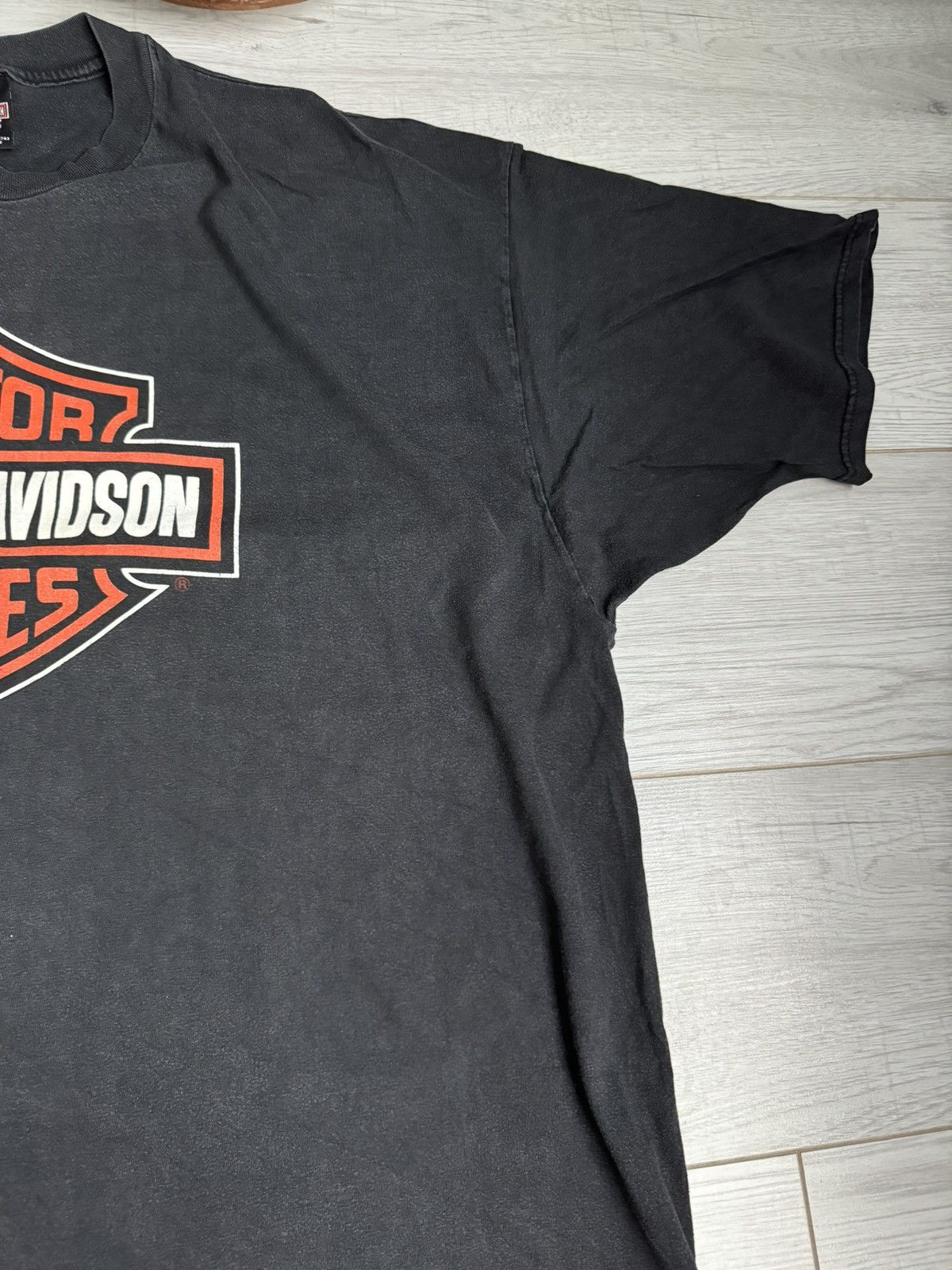 Harley Davidson × Vintage Vintage Harley Davidson Oversized T-Shirt 1998 USA Ohio Size US XXL / EU 58 / 5 - 4 Thumbnail