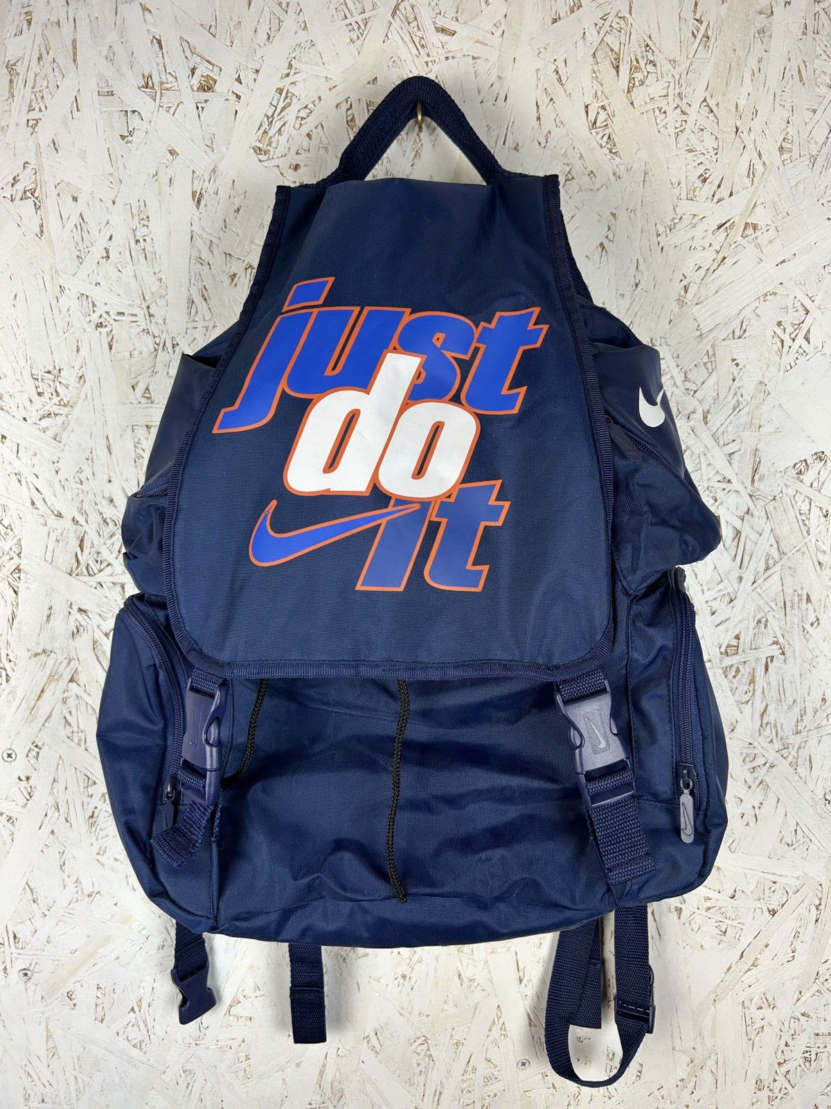Nike 80s Vintage Nike Just Do It Logo Backpack Bag Size ONE SIZE - 1 Thumbnail