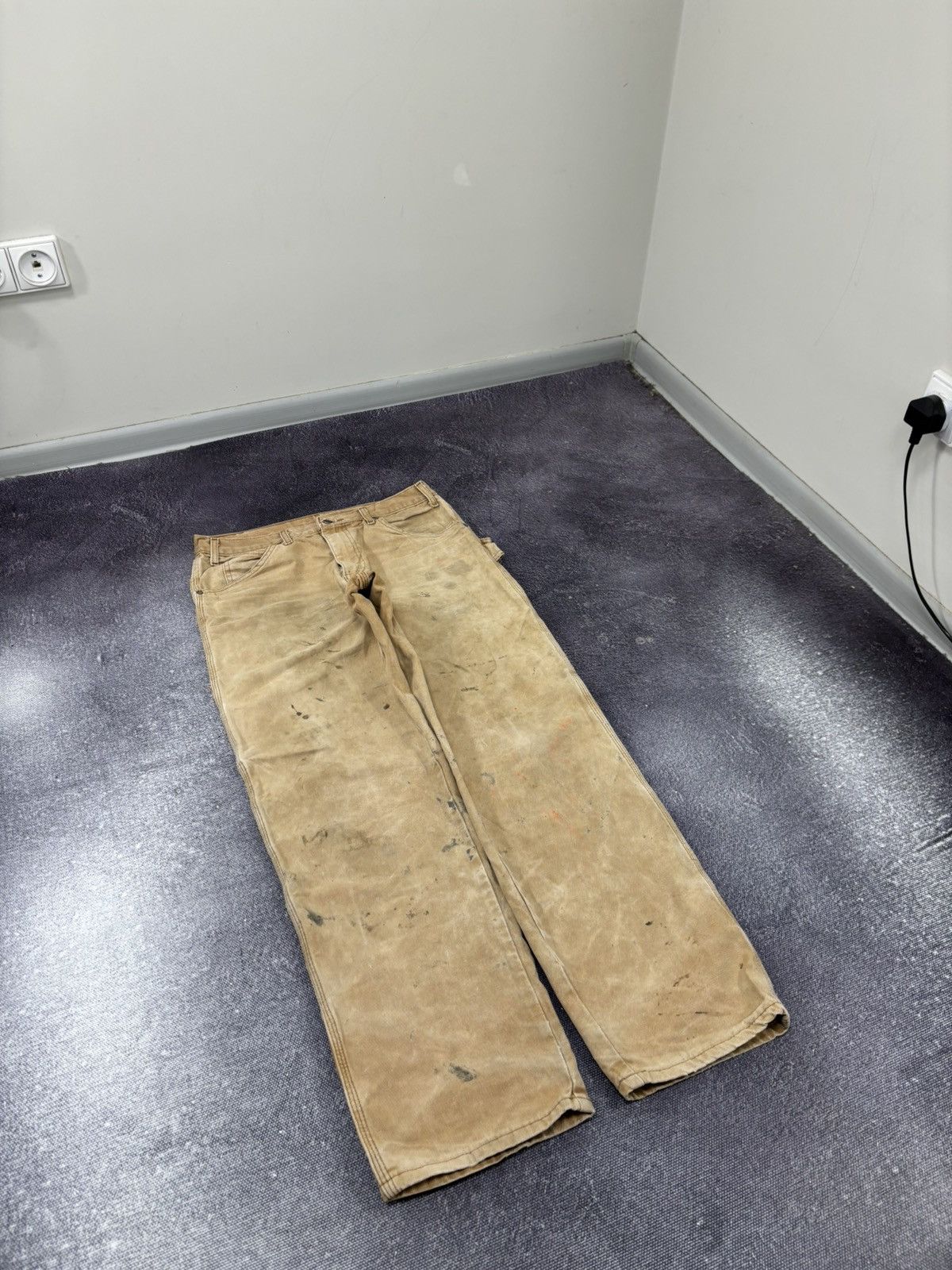 Dickies Vintage Dickies Faded Mustard Y2K Work Hype Pants Jeans Size US 32 / EU 48 - 7 Thumbnail