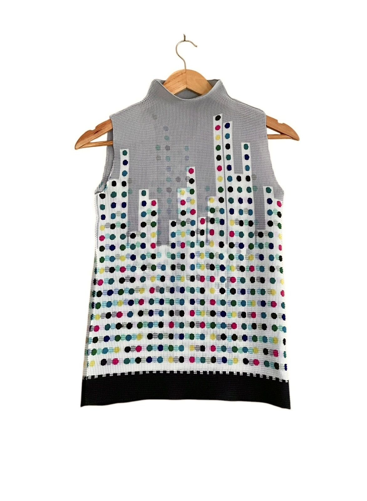 Pleats Please Issey Miyake Rare Vintage Issey Miyake ME Stretch Pleated T-shirt 1990s Size M / US 6-8 / IT 42-44 - 1 Thumbnail