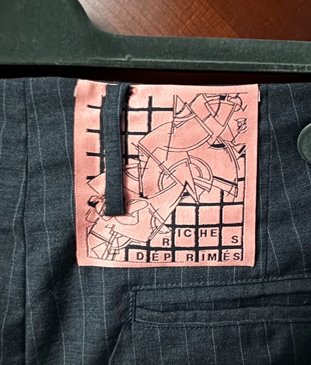 Enfants Riches Deprimes ENFANTS RICHES DEPRIMES ERD Striped Patch Western Pants Size US 28 / EU 44 - 4 Thumbnail
