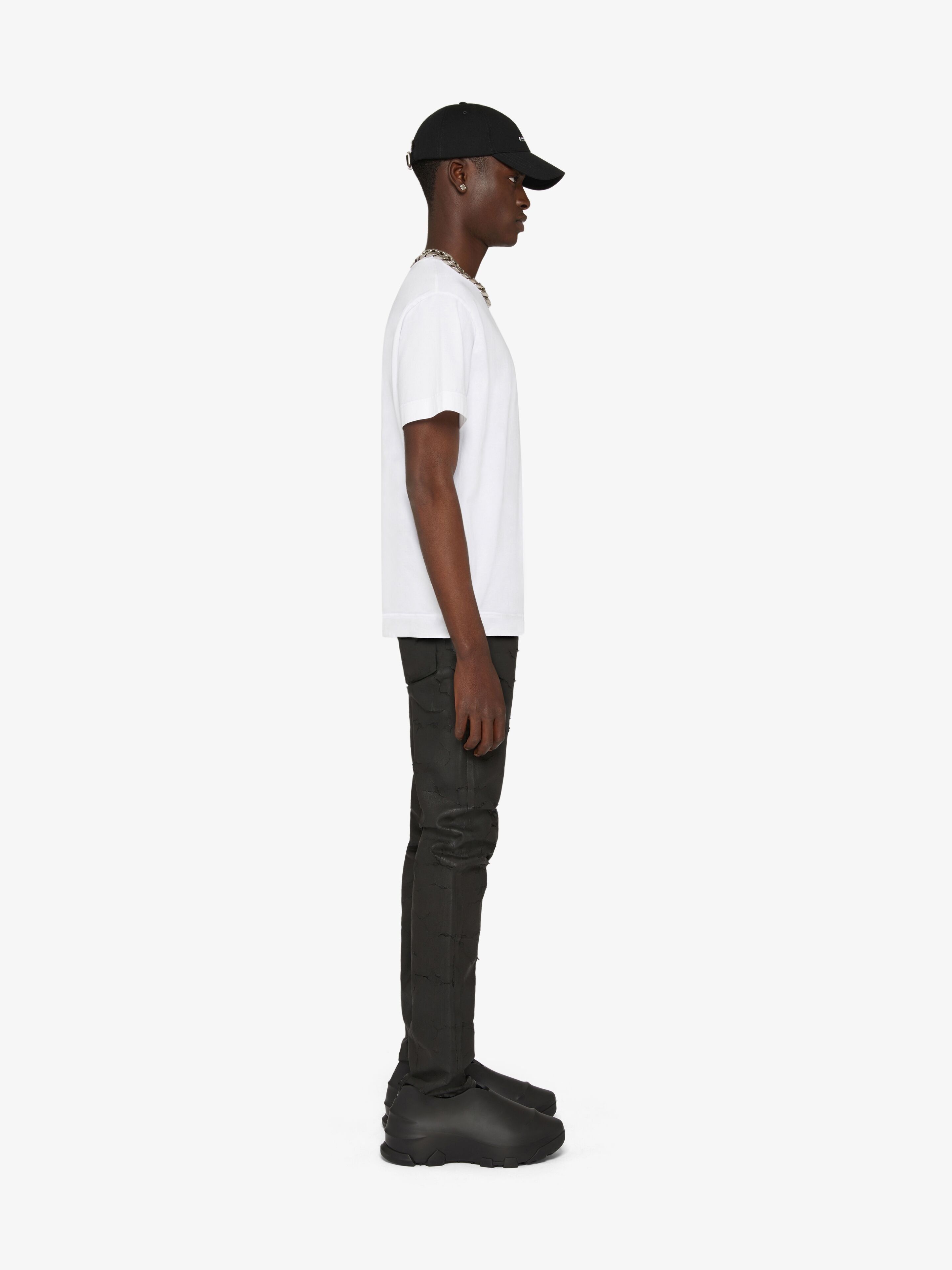 Givenchy o1w1db10426 Slim Fit T-Shirt in White Size US XXL / EU 58 / 5 - 3 Thumbnail
