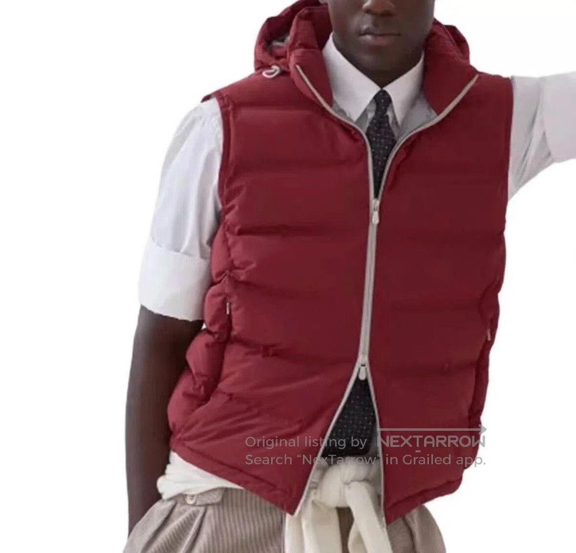 Brunello Cucinelli Brunello Cucinelli Men's Red Vest. Size US M / EU 48-50 / 2 - 3 Thumbnail