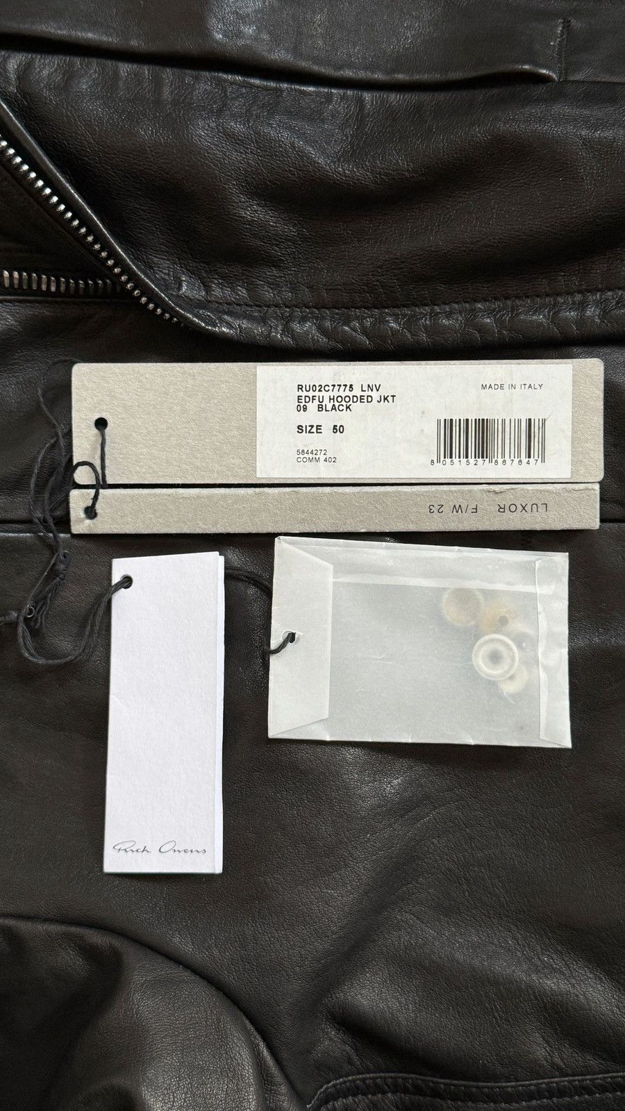 Rick Owens Rick owens hooded leather jacket Size US M / EU 48-50 / 2 - 5 Thumbnail