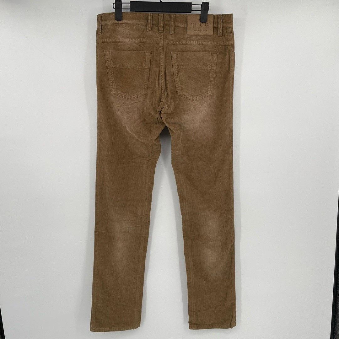 Gucci Gucci khaki corduroy long Nextarrow-2412 Size US 30 / EU 46 - 2 Thumbnail