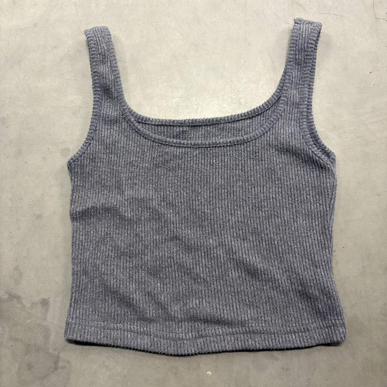 Vintage Crazy Vintage Y2K/2000s Navy Blue Knitted Tank Top! Size S / US 4 / IT 40 - 1 Thumbnail