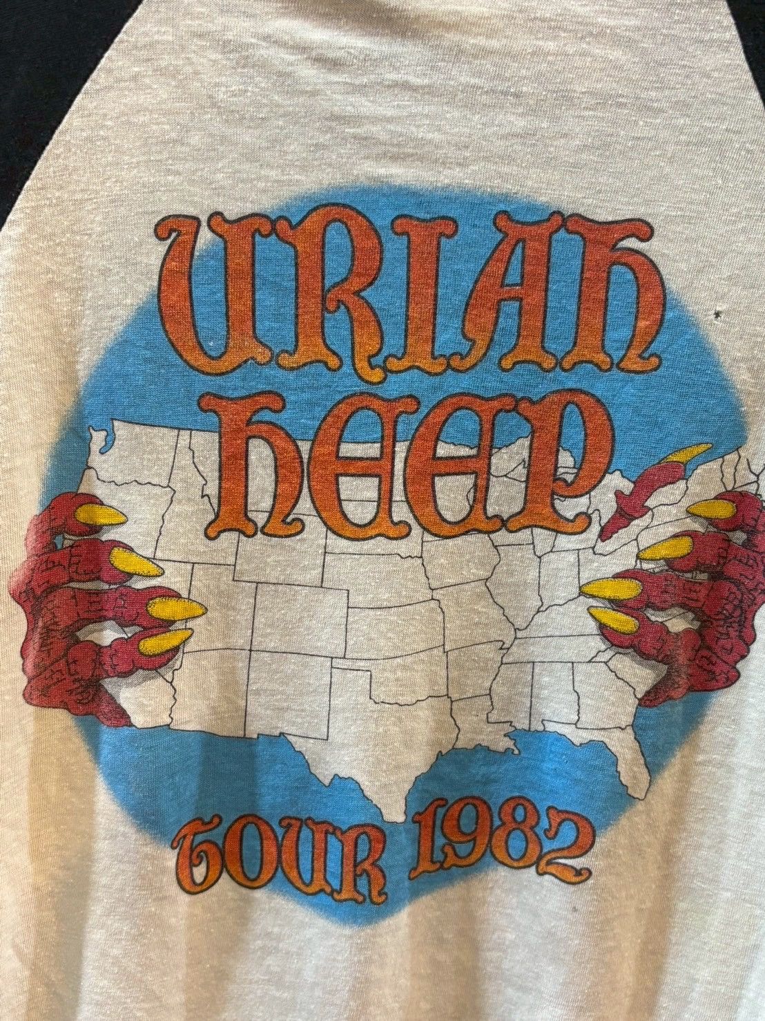 Band Tees Uriah Heep T-shirt 1982’s Size US L / EU 52-54 / 3 - 8 Thumbnail