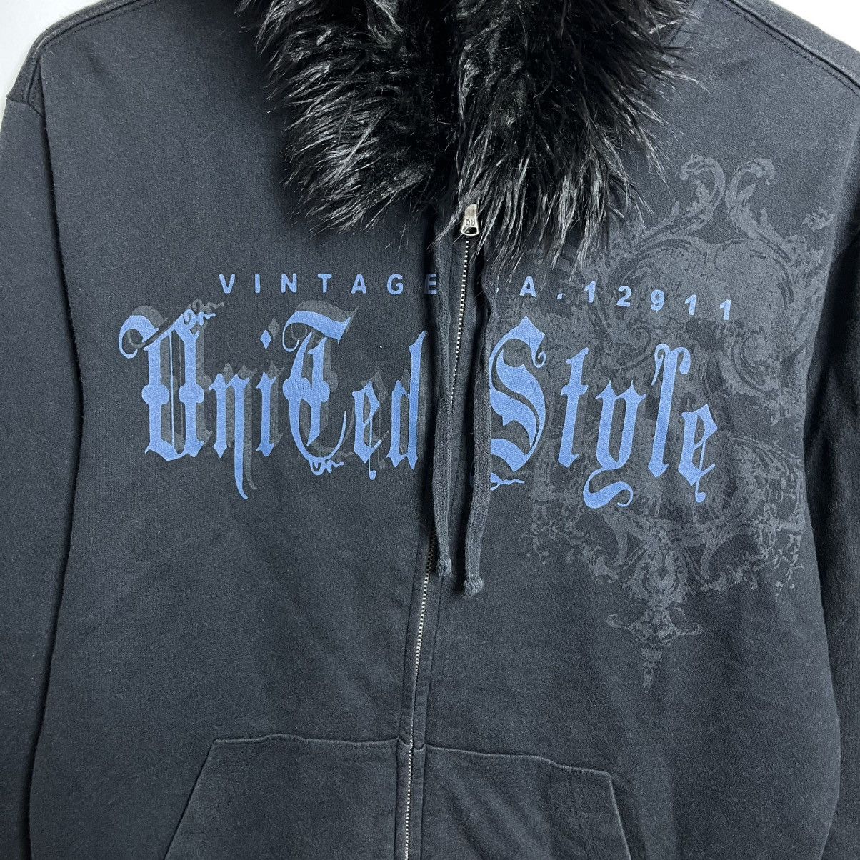 Le Grande Bleu (L.G.B.) Design United Punk Grunge Faux Fur Hoodie If6w9 LGB Style Size US M / EU 48-50 / 2 - 4 Thumbnail