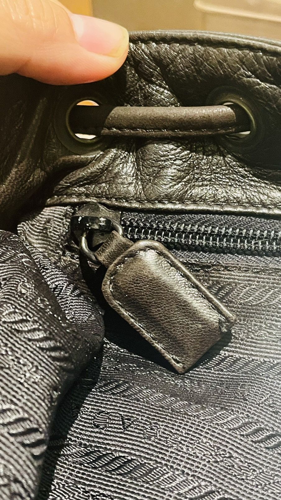 Prada × Vintage Prada Backpack Leather in Chain Strap Size ONE SIZE - 15 Thumbnail