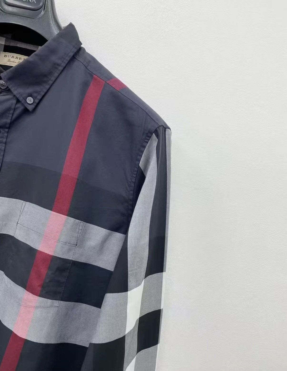 Burberry BURBERRY 100% Cotton Long Sleeve Shirt J30 Size US XXL / EU 58 / 5 - 3 Thumbnail