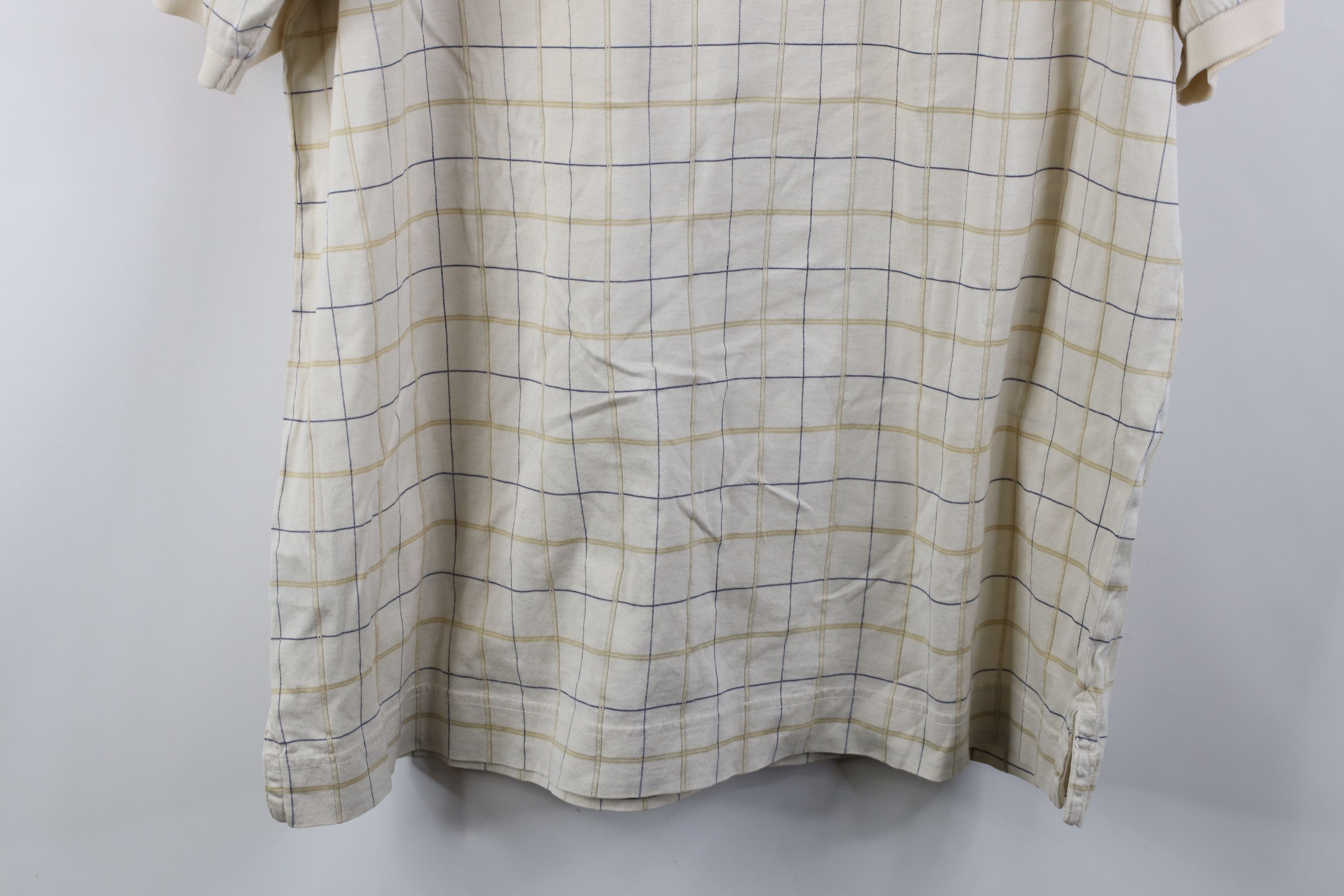 Nautica Vintage 90s Nautica Checkered Knit Collared Golf Polo Shirt Size US M / EU 48-50 / 2 - 12 Thumbnail