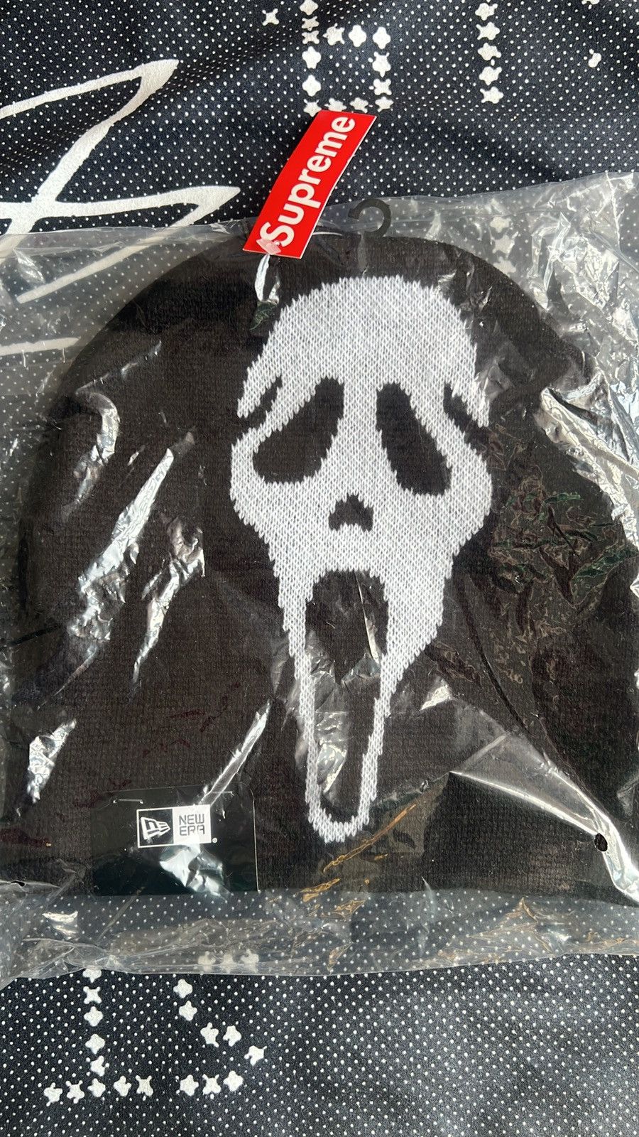 Supreme Supreme® New Era Ghostface Beanie Black scream mask cap hat Size ONE SIZE - 20 Thumbnail