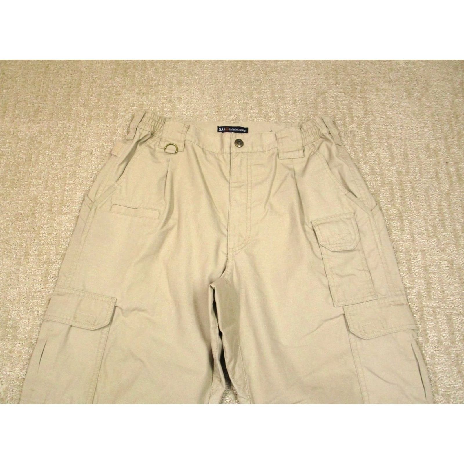Vintage 5.11 Tactical Pants Men 32x32 Brown Cargo Rip Stop Utility Trousers Stretch Cargo Pocket Size US 32 / EU 48 - 2 Thumbnail