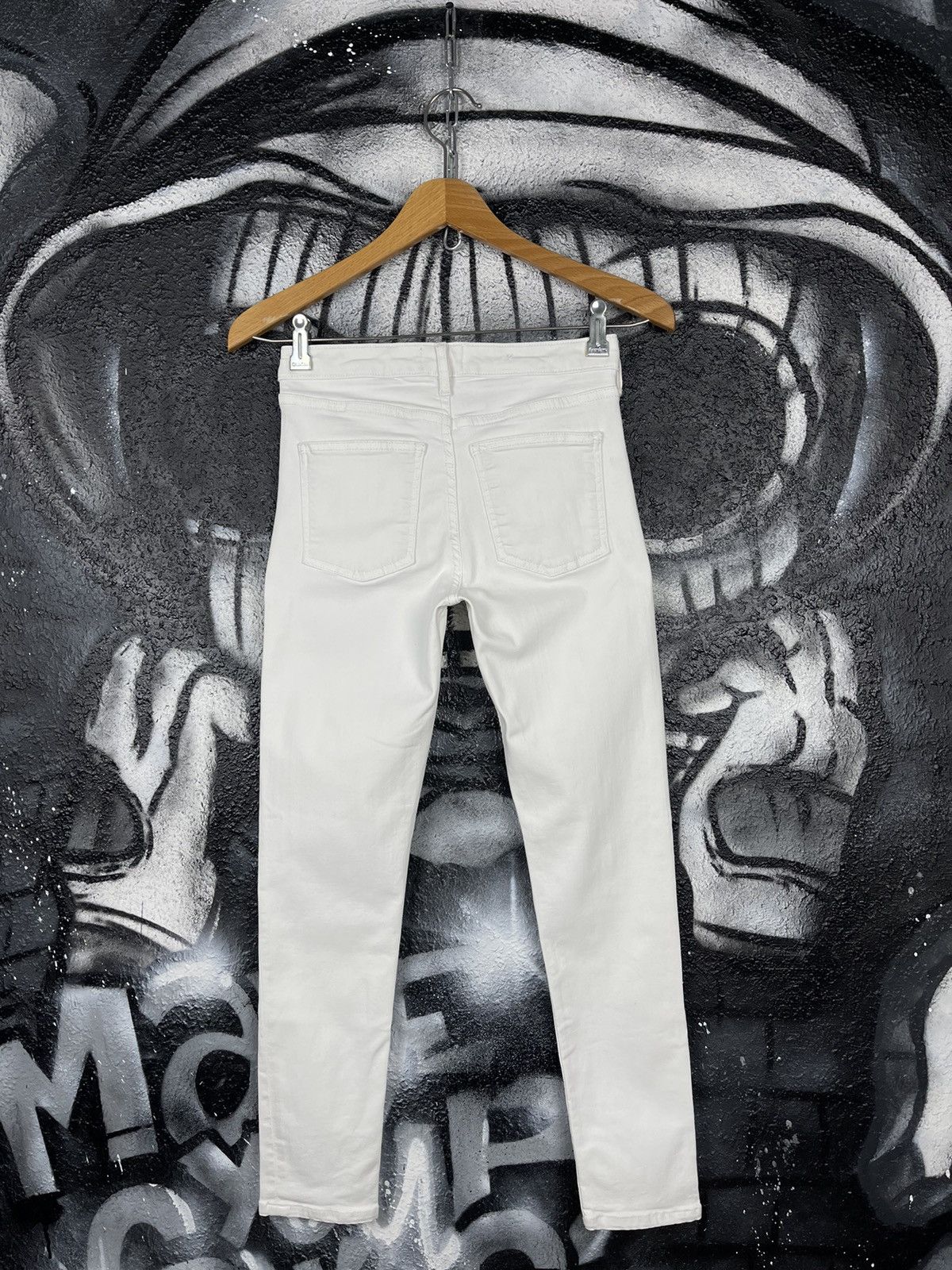 Acne Studios Acne Studios Skinny 5 Optic White Denim Jeans WMNS Size 26 Size 26" / US 2 / IT 38 - 3 Thumbnail
