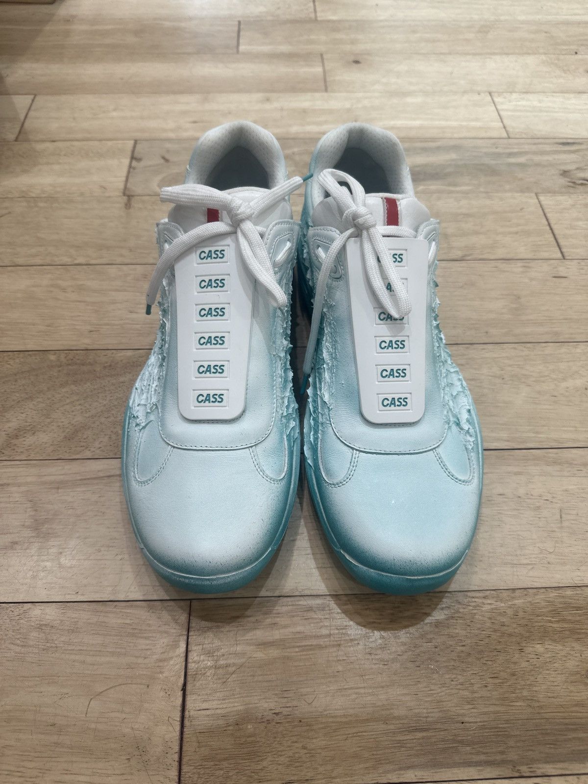 Prada Prada x Cassius Hirst Ice Blue 'Attack' Cups Size 9 Size US 10.5 / EU 43-44 - 13 Thumbnail