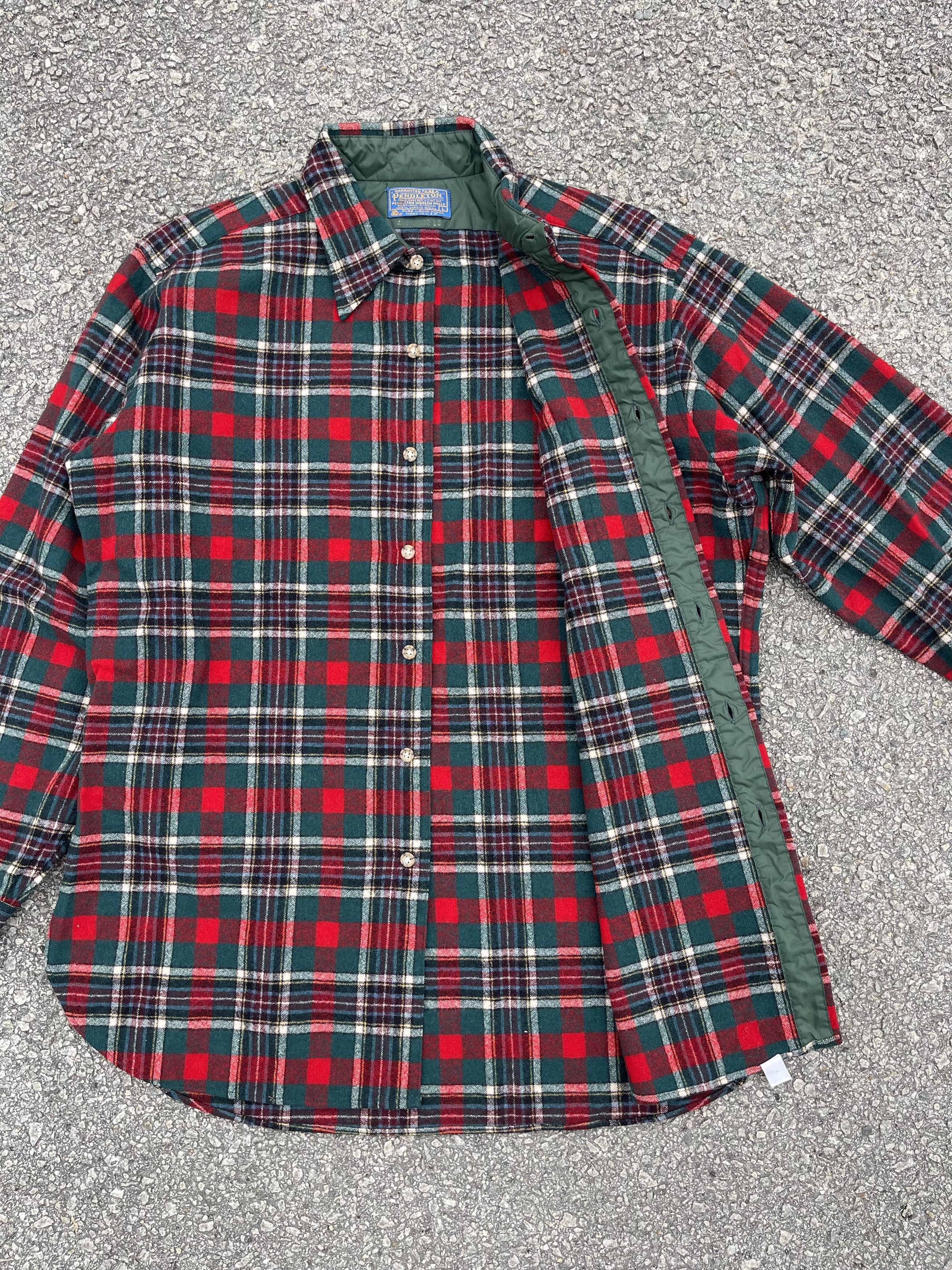 Pendleton Vintage 80s Pendleton Virgin Wool Flannel Size US L / EU 52-54 / 3 - 11 Thumbnail