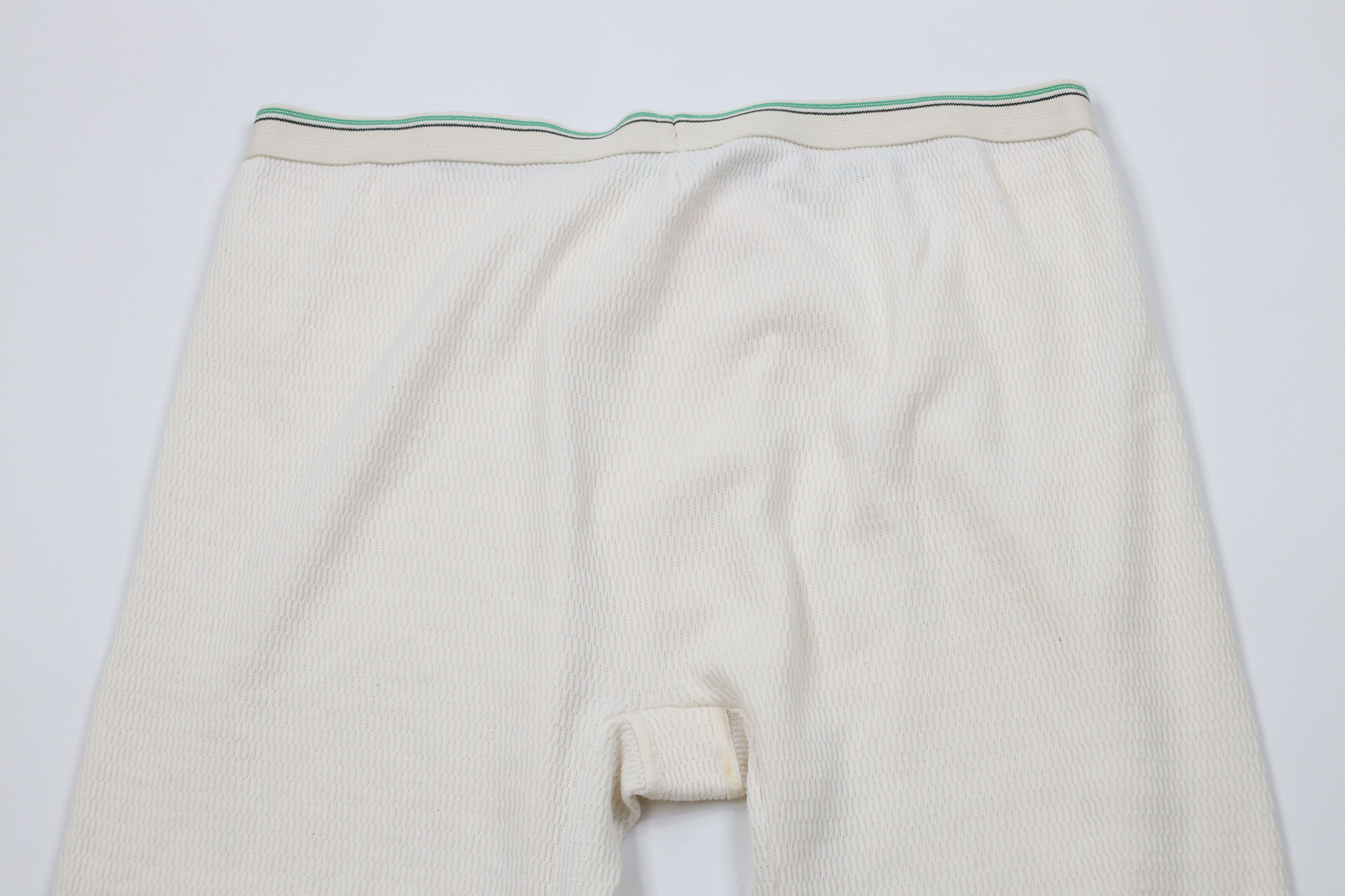 Hanes × Vintage Vintage 70s Hanes Waffle Knit Cuffed Joggers Pants USA Size US 42 / EU 58 - 7 Thumbnail