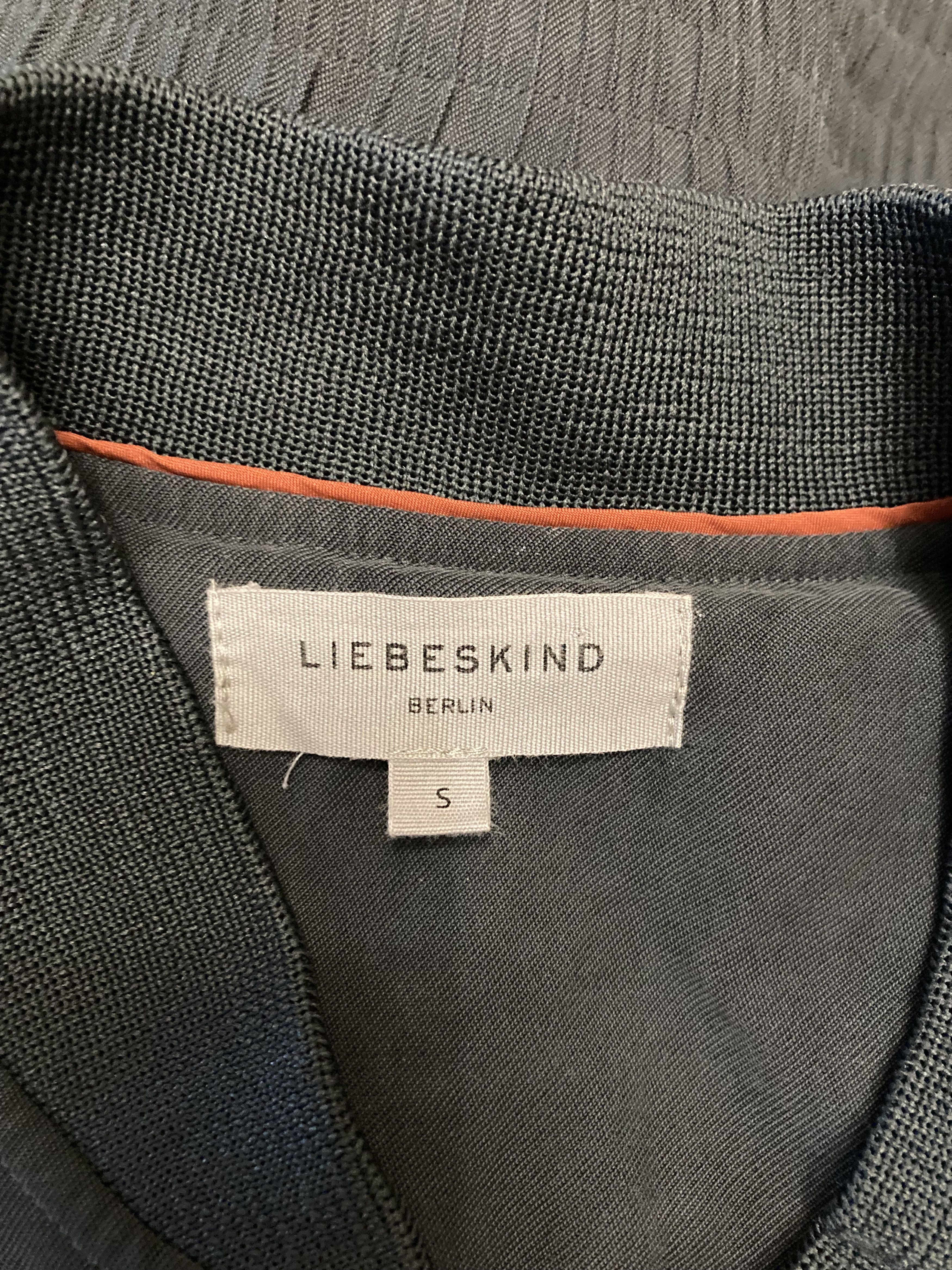 LIEBESKIND BERLIN Liebeskind Berlin Women’s Grey Twill- Collar Bomber Jacket Size S / US 4 / IT 40 - 3 Thumbnail