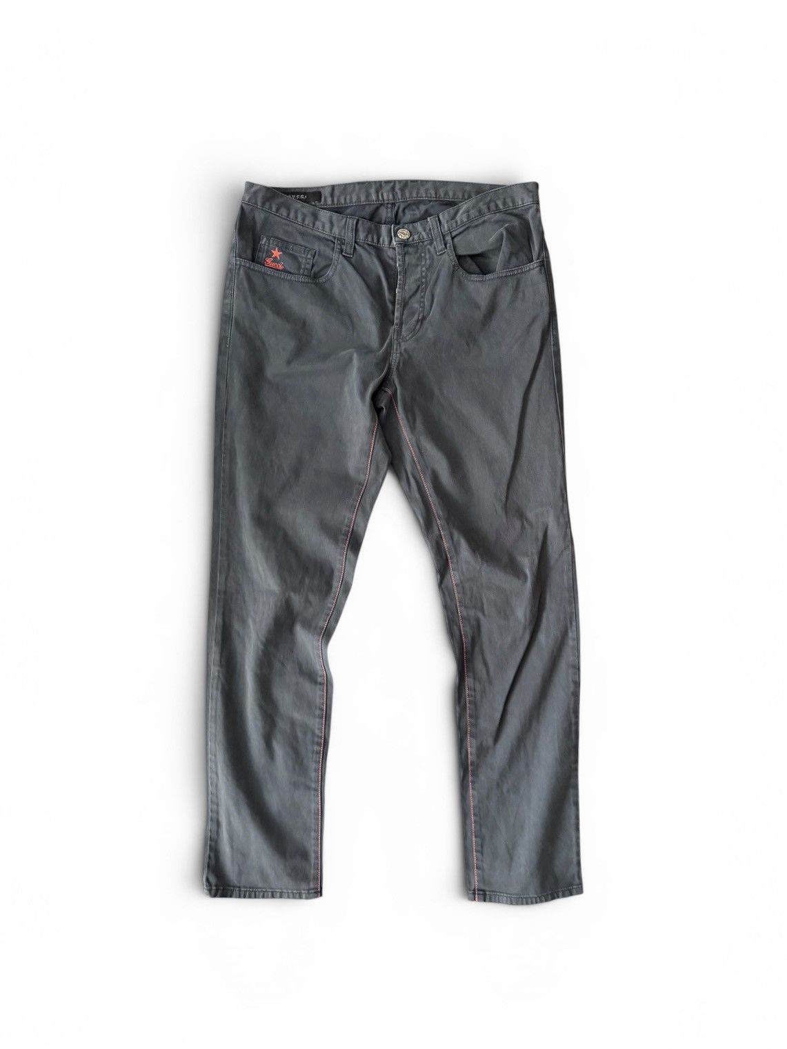 Gucci Gucci Logo Trousers Pants Size US 29 - 1 Thumbnail