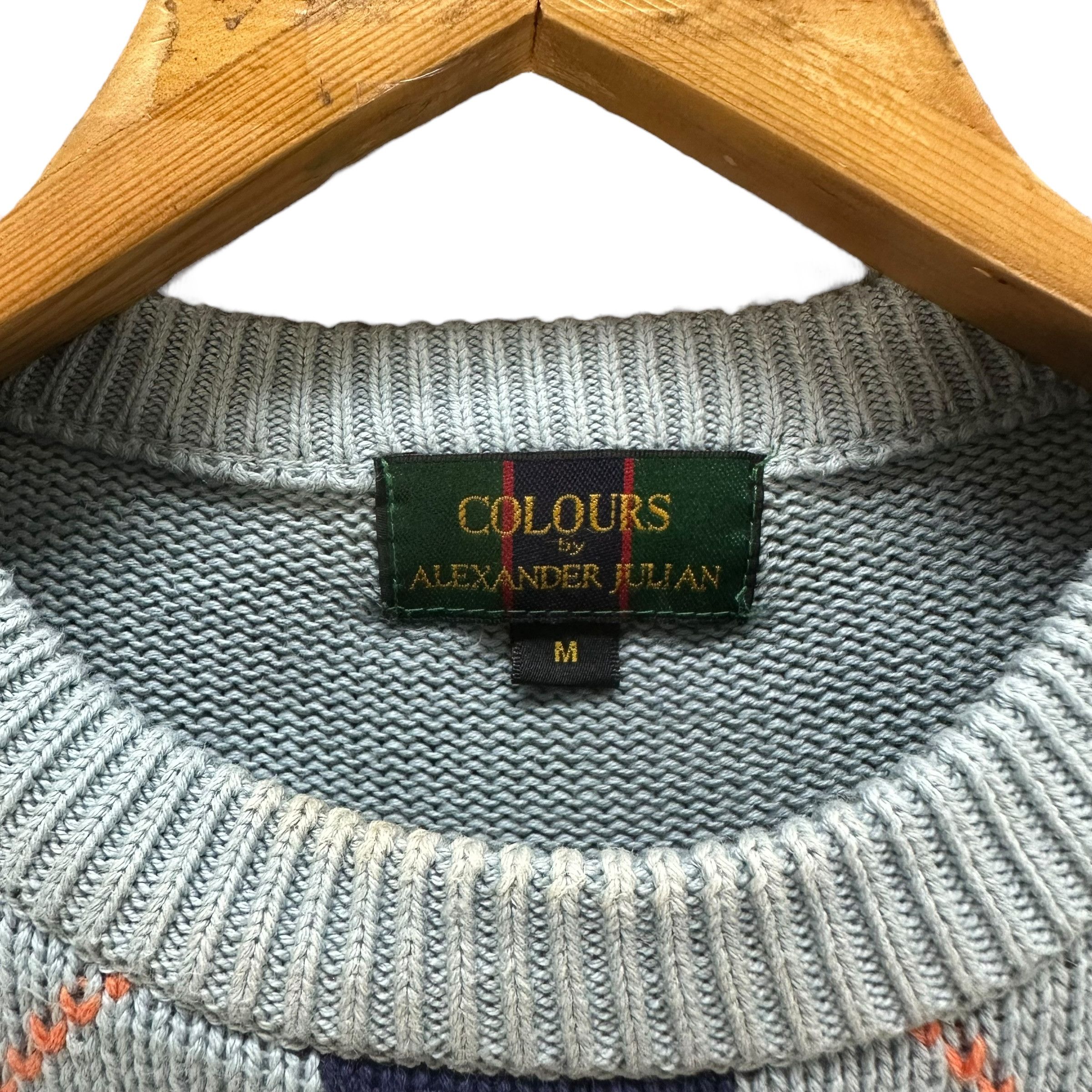 Alexander Julian COLOURS BY ALEXANDER JULIAN KNITTED SWEATER #8722-023 Size US M / EU 48-50 / 2 - 6 Thumbnail