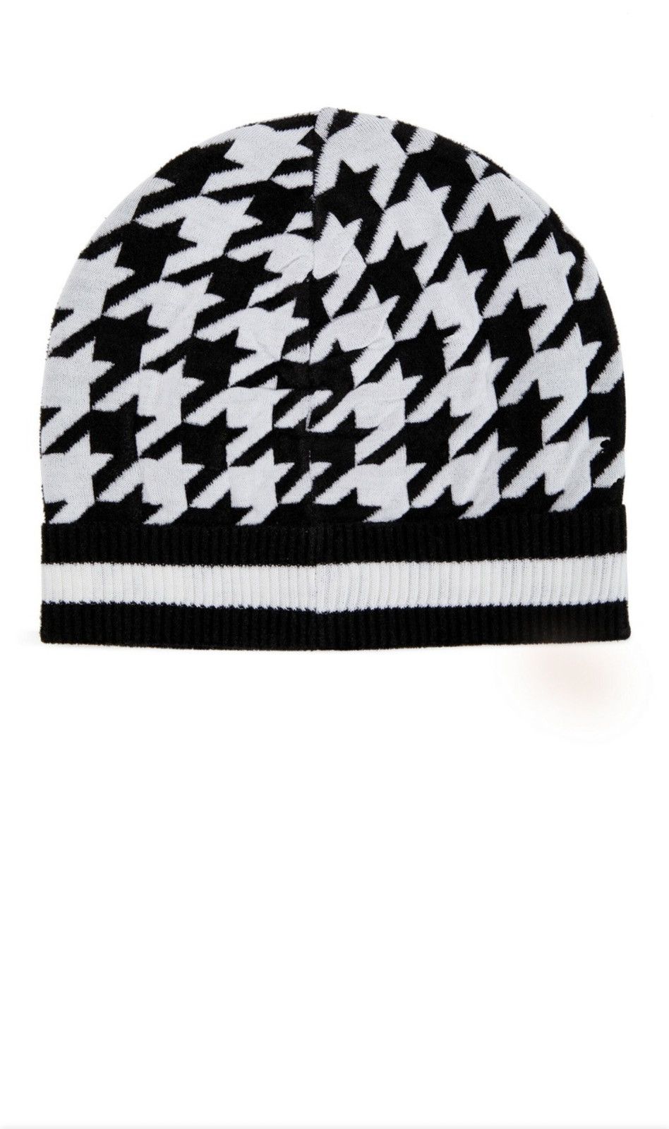 Balmain Balmain Houndstooth Jacquard Wool Beanie Size ONE SIZE - 7 Thumbnail