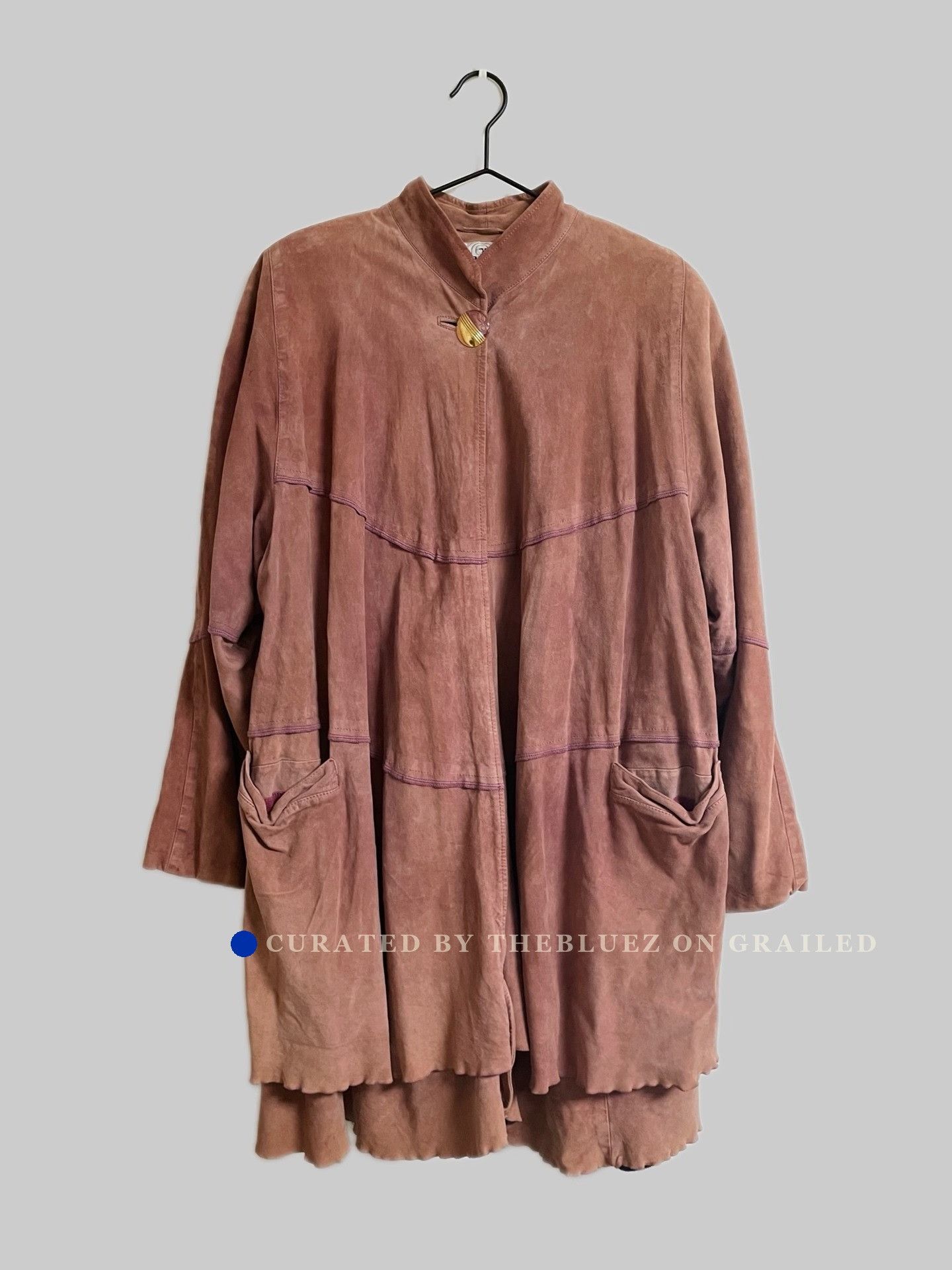 Etro ETRUSKI VINTAGE Suede Trench Coat Size M / US 6-8 / IT 42-44 - 1 Thumbnail