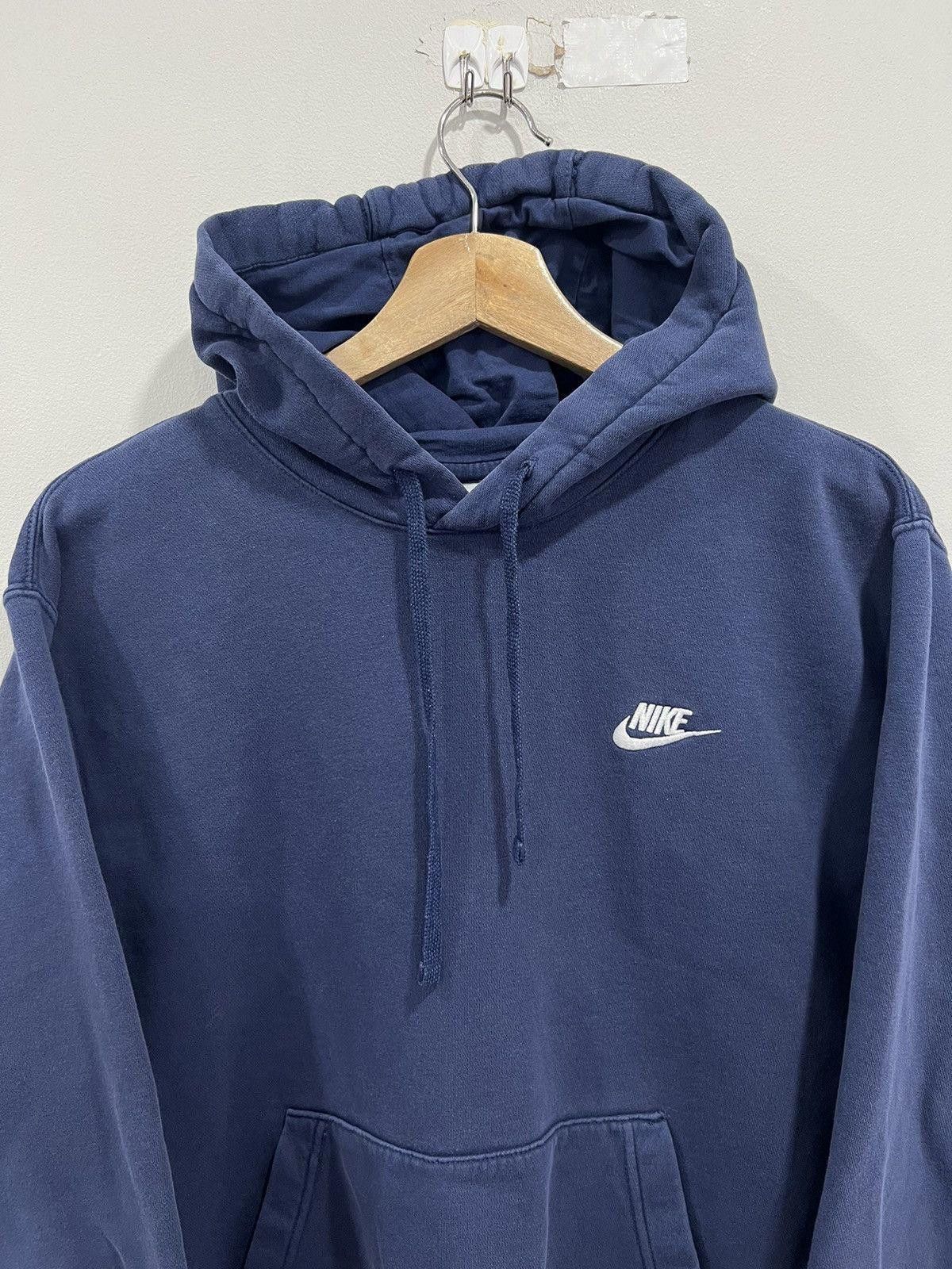 Nike Vintage Nike Hoodie Sweater swoosh check Size US L / EU 52-54 / 3 - 2 Thumbnail