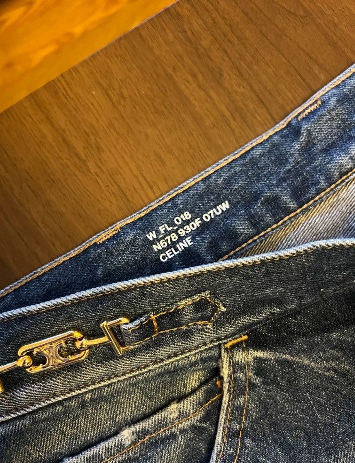 Celine Celine 22ss Triumphal Arch Micro Pull Jeans2410-Nextarrow Size US 32 / EU 48 - 5 Thumbnail