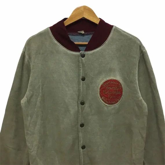 MLB × Vintage Vtg 80' SPORTSWEAR MFG Made In ITALY Cardigan Varsity Jacket Size US M / EU 48-50 / 2 - 2 Thumbnail