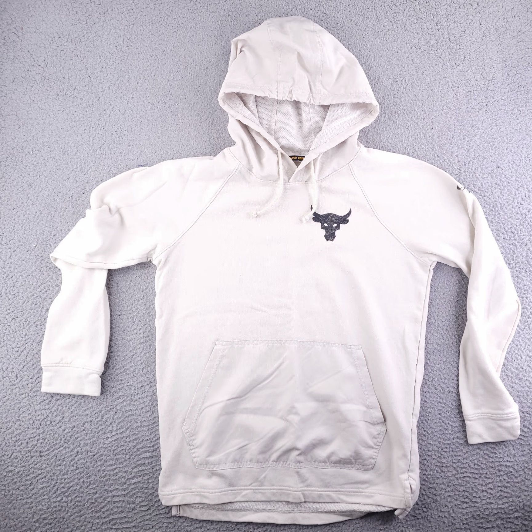 Under Armour Under Armour Hoodie Mens Small White Project Rock Ivory 1355633 Size US S / EU 44-46 / 1 - 4 Thumbnail