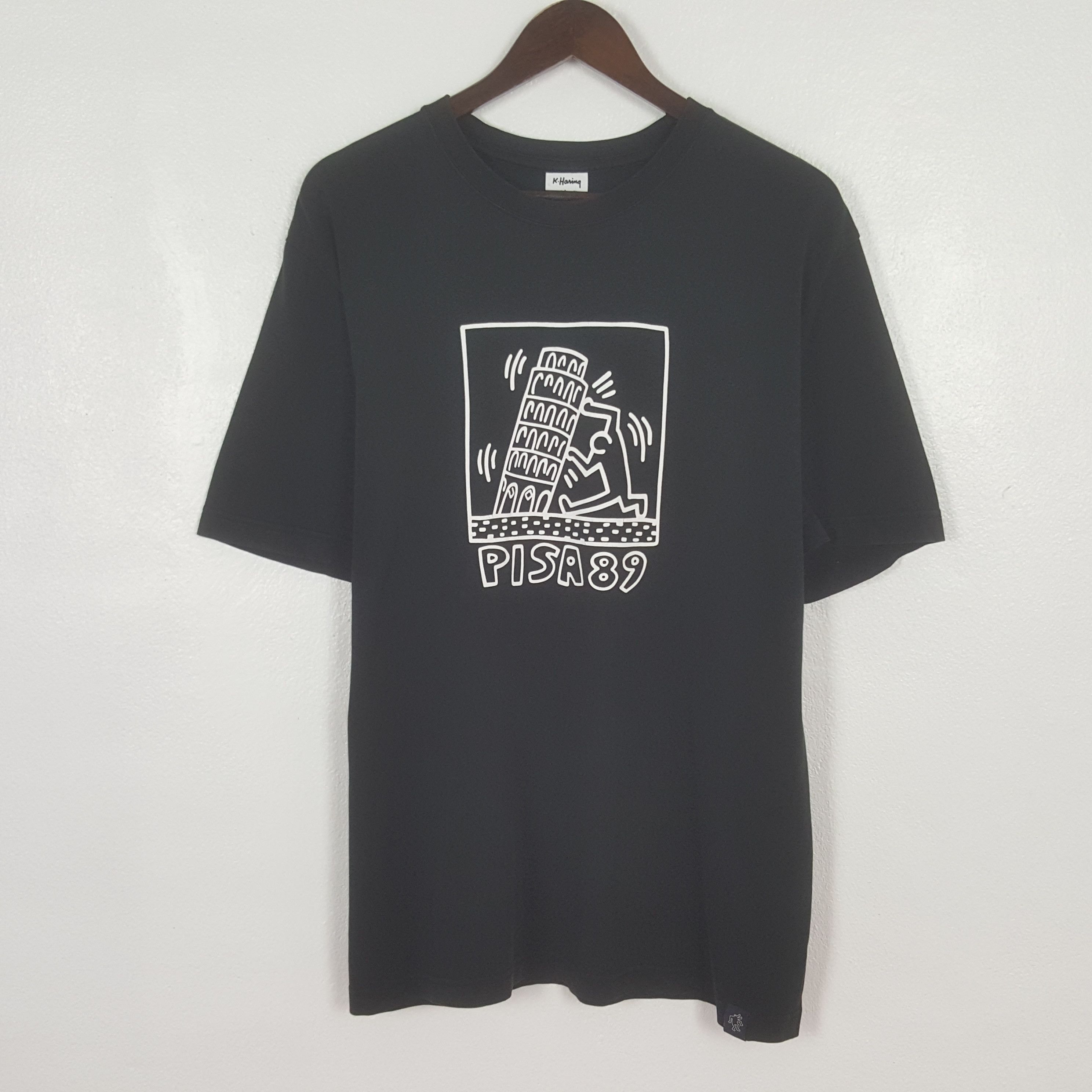 Keith Haring Vintage Uniqlo x Keith Haring Pisa 89 T-shirt Size US XL / EU 56 / 4 - 1 Thumbnail