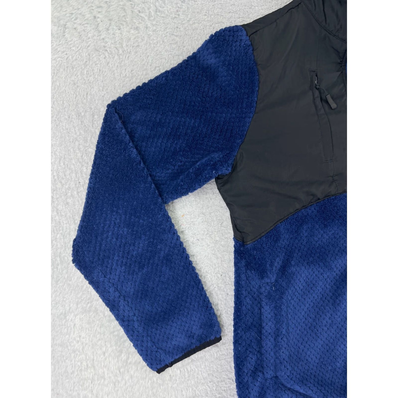 Fila FILA Jacket Womens Medium Blue Black Full Zip 100% Polyester Fleece Mock Neck At Size M / US 6-8 / IT 42-44 - 6 Thumbnail
