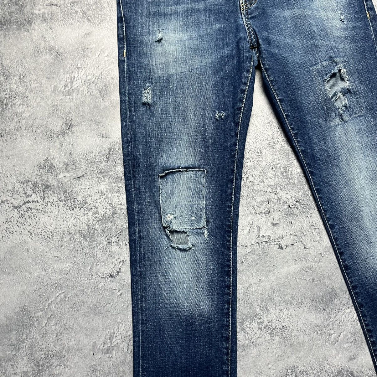 Dsquared2 Vintage Dsquared2 Distressed Denim Blue Jeans Italy Size 32" / US 10 / IT 46 - 3 Thumbnail
