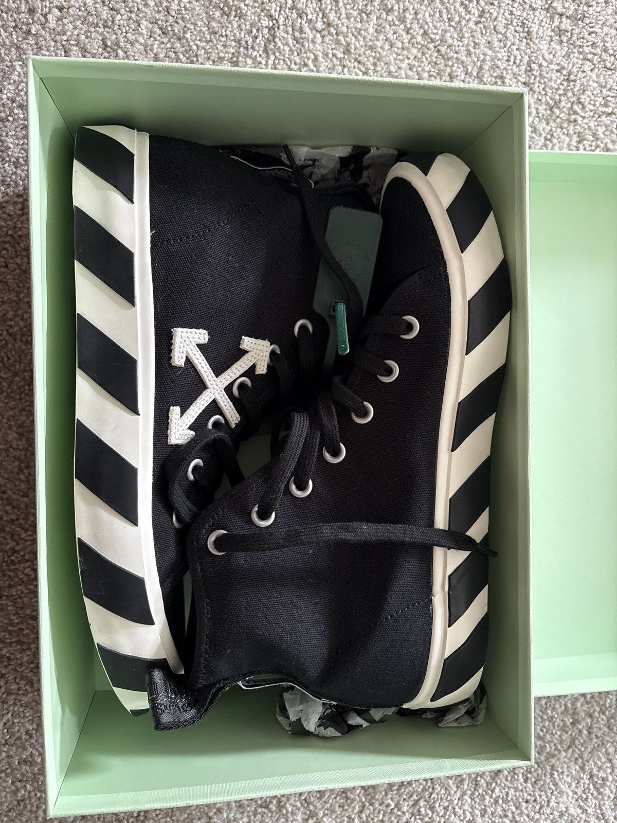 Off-White Off-White Mid Top Vulcs Size US 10 / EU 43 - 8 Thumbnail