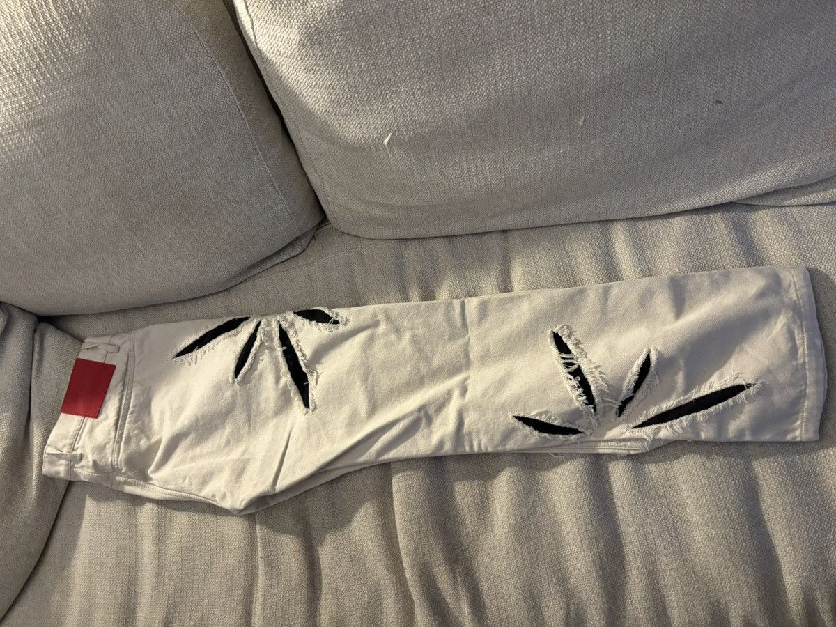 Kusikohc Kusikohc Off-White Origami Cut-Out Jeans Size US 34 / EU 50 - 3 Thumbnail