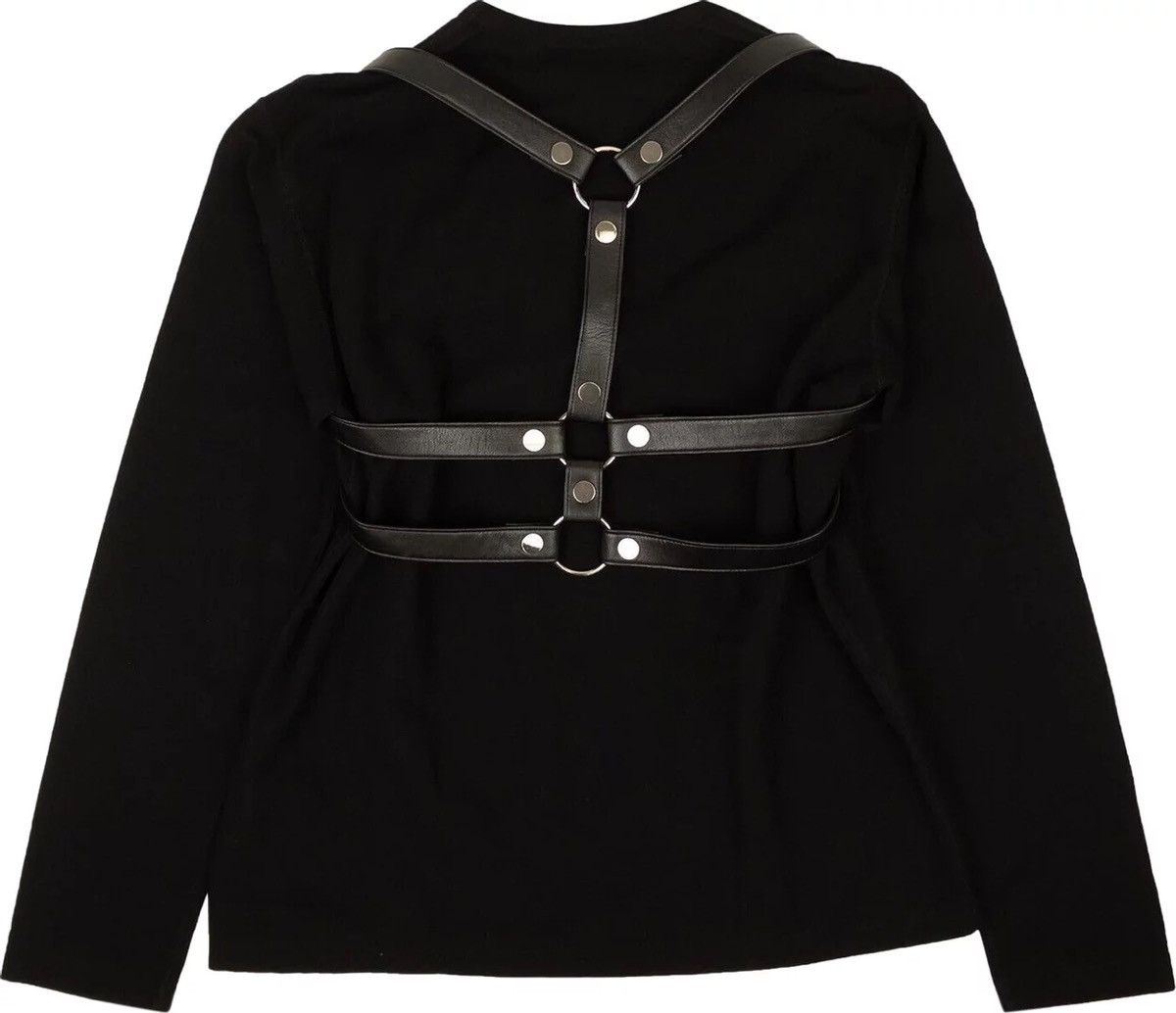 JUNYA WATANABE COMMEdesGARCONS ハーネス Junya Watanabe Comme des Garcons Black Leather Metal Harness